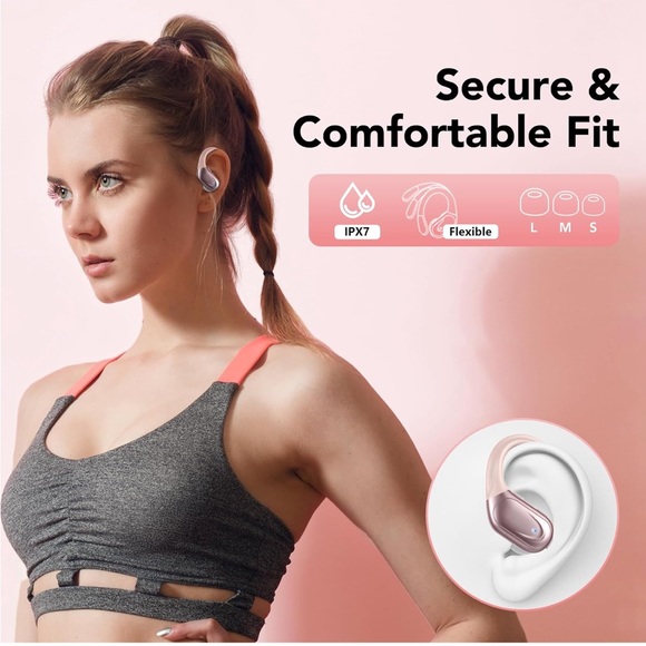 Rose Gold Wireless Earbuds - Picture 4 of 10